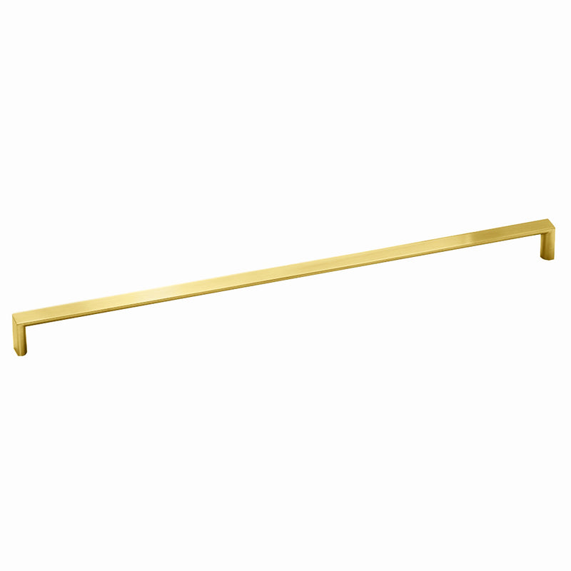 Modern Newton Brushed Brass Gold Kitchen Drawer Bar Pull 320mm