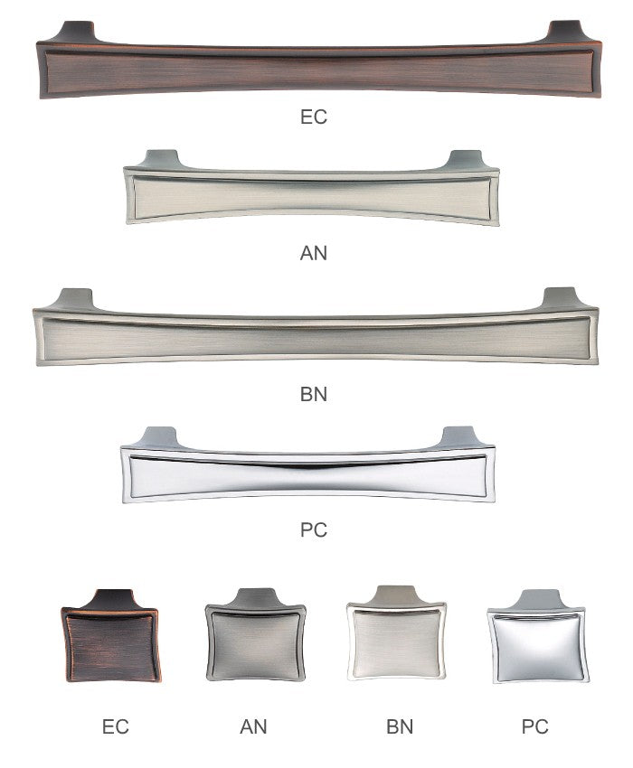All Sizes of Modern Mitchell 2 Kitchen Cabinet Handles and Knob