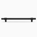 Blainville Cabinet Hardware - Matte Black Hexagon Design Door Handle 192mm Lengths