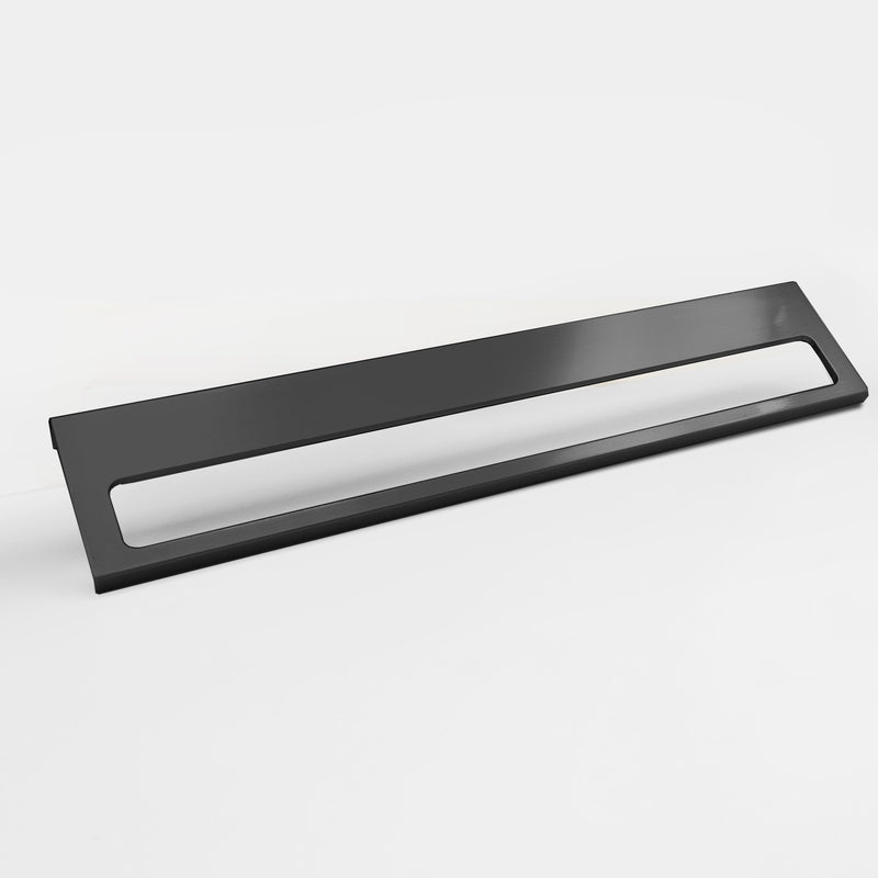 Clean Design Horizon Matte Black Kitchen Cabinet Edge Pull 320mm