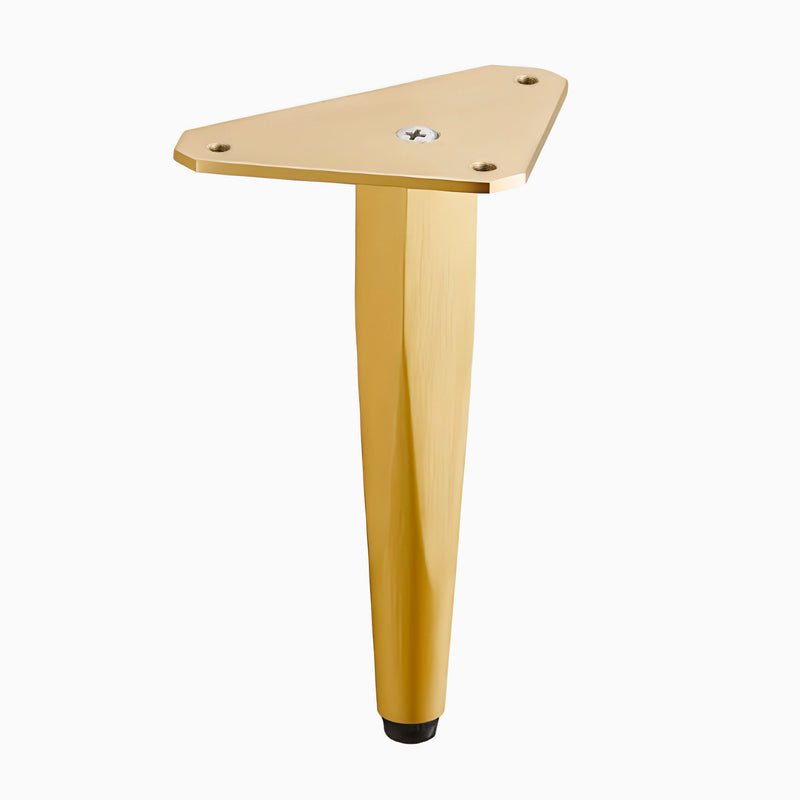 Modern Brushed Brass Gold Bathroom Furniture Cabinet Legs 150