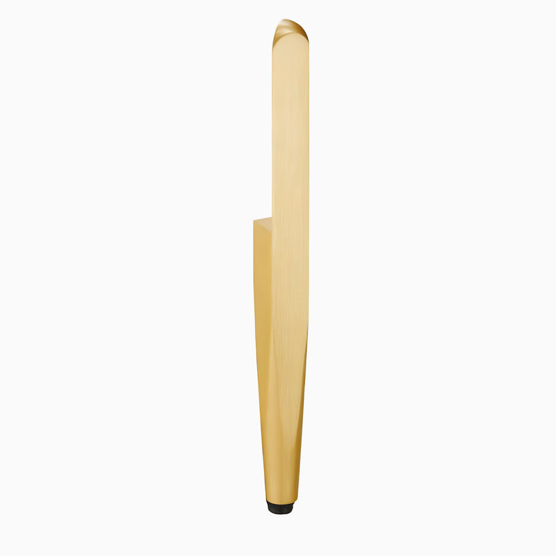 Contemporary Decorative Kitchen Furniture Legs 250 in Brushed Brass Gold 