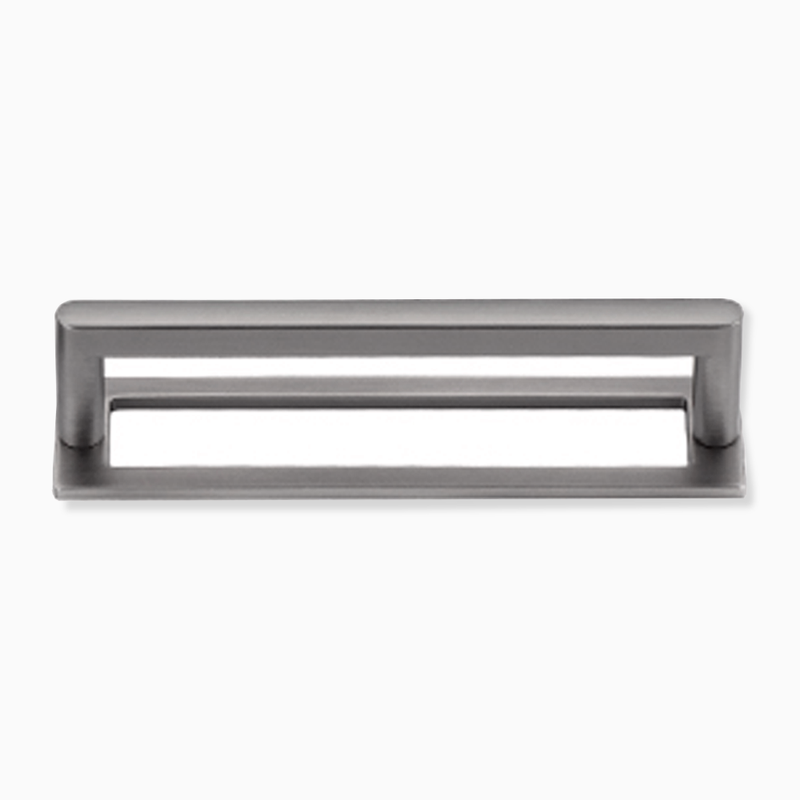 Cliffside with Back Plate - Antique Nickel Cabinet Pull 128mm