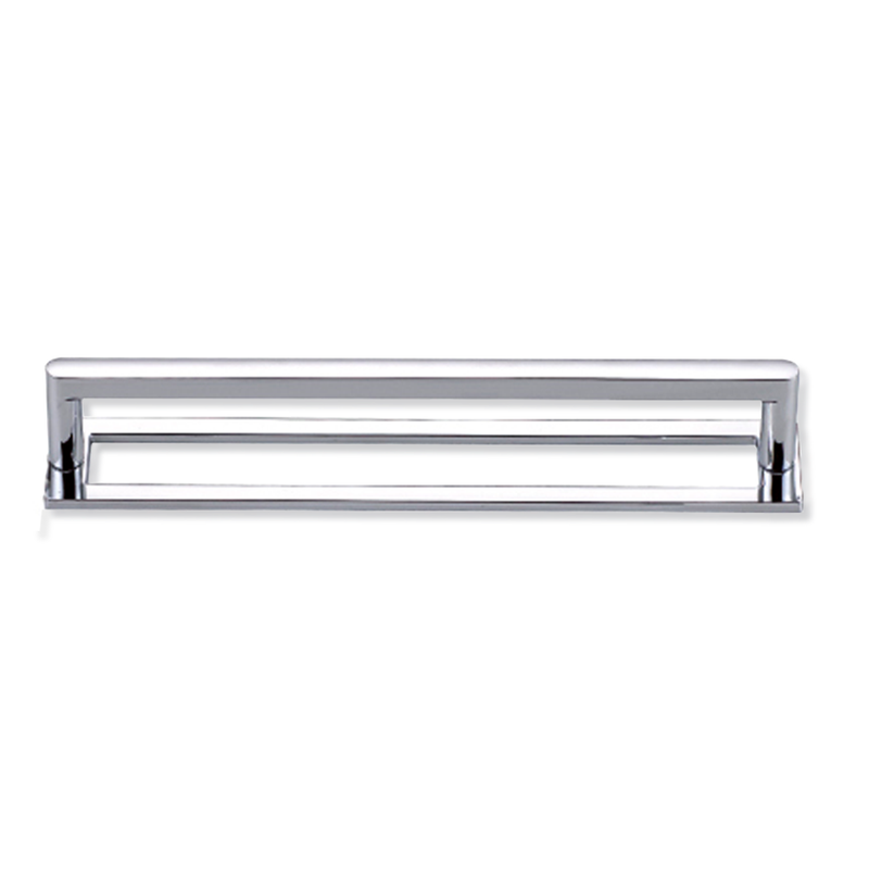 Cliffside with Back Plate - Polished Chrome Cabinet Handle 192mm