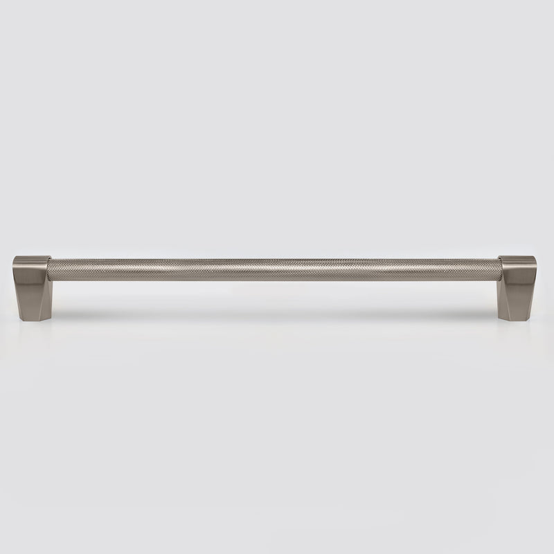 Forever Modern Kitchen Hardware - Brushed Nickel Knurled Appliance Pull 18 inches