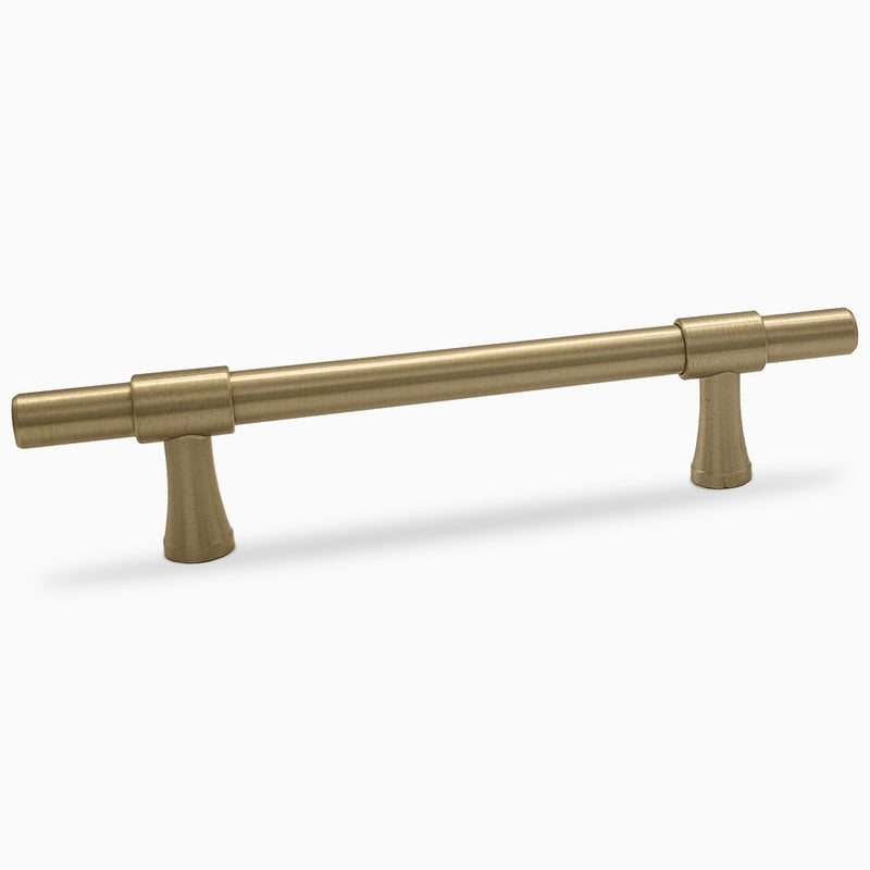 Luxury Riverdale Brass Kitchen Cabinet Handle Pull in Brushed Brass Gold 96mm