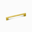 Byron Design Cabinet Hardware - Brushed Brass Door Handle 160mm Lengths