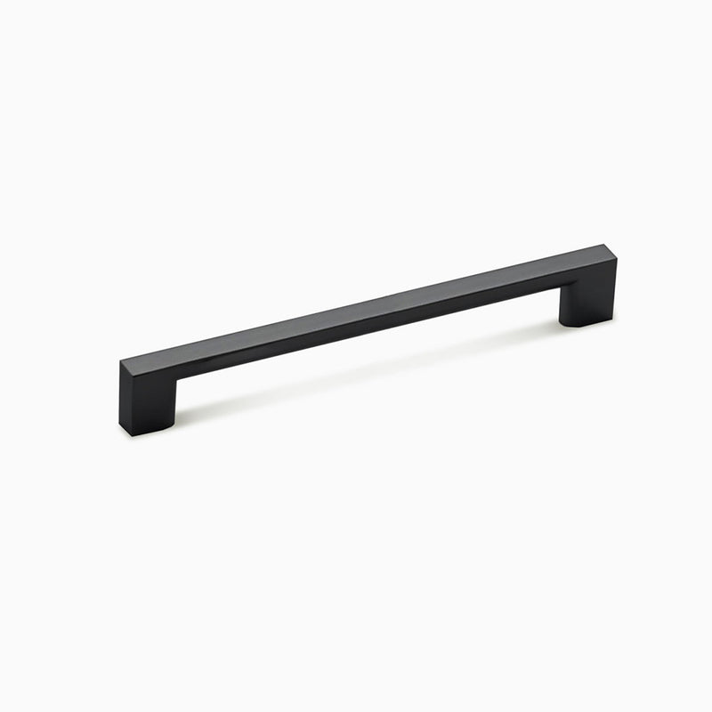 Byron Design Cabinet Hardware - Matte Black Door Handle 160mm Lengths