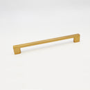 Byron Design Cabinet Hardware - Brushed Brass Gold Drawer Pull 192mm