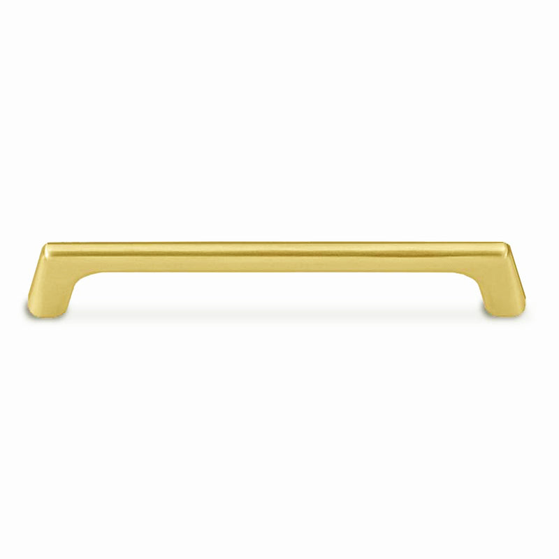 Bicocca Luxury Designer Cabinet Hardware - Brushed Brass Cabinet Door 128mm