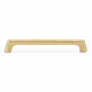 Bicocca Luxury Designer Cabinet Hardware - Brushed Brass Handle 128mm Lengths