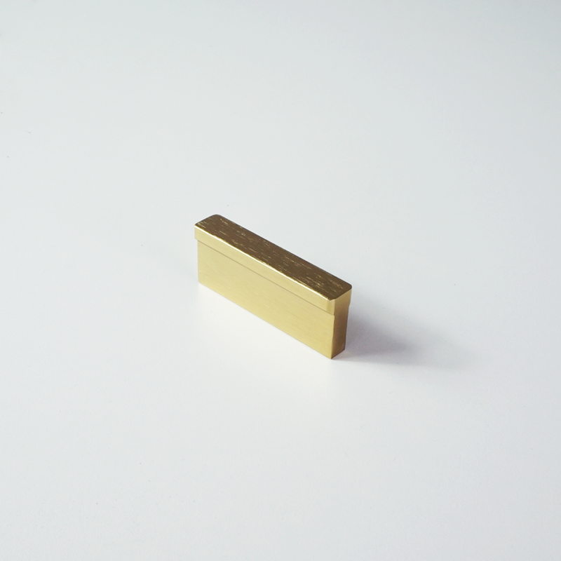 Richview Drawer Pull in Brushed Brass 32mm