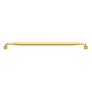 Pomelli Designs BISTRO Vintage Cabinet Hardware - Brushed Brass Door Handle 320mm Length