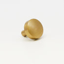 Cliffside Drawer Knob Brushed Brass Finish by Pomelli Designs