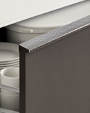 HUBERT Cabinet Hardware – Modern Textured Edge Pull Collection
