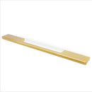 Luxury Kleinburg Kitchen Cabinet Door Pull and Handle in Brushed Brass Gold 192mm