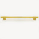 Knurled Modern Lena Textured Kitchen Appliance Pull - Brushed Brass 18 inches