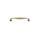 Pomelli Designs BISTRO Vintage Cabinet Hardware - Antique Brass Door Handle 128mm Length
