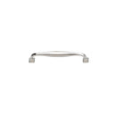 Pomelli Designs BISTRO Vintage Cabinet Hardware - Polished Nickel Door Handle 128mm Length