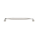 Pomelli Designs BISTRO Vintage Cabinet Hardware - Polished Nickel Door Handle 224mm Length