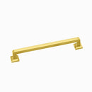 Caledon Cabinet Hardware - Brushed Brass Cabinet Door Handle 160mm Lengths