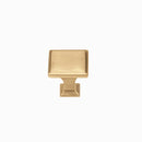 Caledon Cabinet Hardware - Satin Gold Cabinet Door Knob