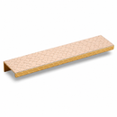 HUBERT Cabinet Hardware – Modern Textured Edge Pull Collection- Metalic Gold
