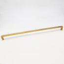 Modern Newton Brushed Brass Gold Kitchen Drawer Long Handle Pull 384mm
