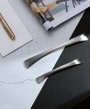 Minimalist Design of Halton Kitchen Cabinet Handle and Pull in Brushed Nickel Finish