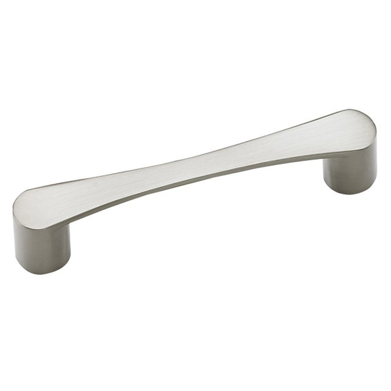 Curved Design Humber Kitchen Cabinet Handle Brushed Nickel in 96mm