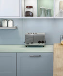 Display of Chelsea Brushed Nickel Cabinet Door Handle