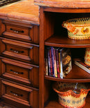 Old Mill Kitchen Cabinet Handle Pull Mounted on Vintage Drawer