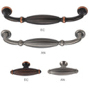 All Sizes of Vintage Lampton French Style Cabinet Handles and Knobs