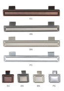 All sizes of Vintage Cabinet Hardware - Elora 3 Door Handles and Knobs