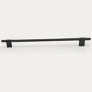 Knurled Modern Lena Textured Kitchen Cabinet Handle Pull - Matte Black 320mm