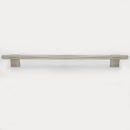 Knurled Modern Lena Textured Kitchen Appliance Pull - Brushed Nickel 18 inches