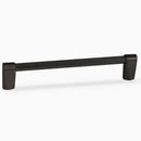 Forever Modern Kitchen Hardware - Matte Black Knurled Cabinet Bar Pull 128mm