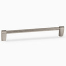 Forever Modern Kitchen Hardware - Brushed Nickel Knurled Cabinet Bar Pull 128mm