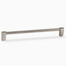 Forever Modern Kitchen Hardware - Brushed Nickel Knurled Cabinet Bar Pull 320mm