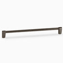 Forever Modern Kitchen Hardware - Brushed Black Stainless Steel Knurled Cabinet Bar Pull 480mm