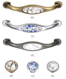 Southdale 1 Classic Ceramic Kitchen Cabinet Handle Pull and Knob