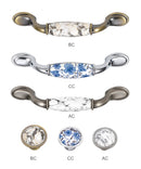 All Sizes of Southdale 3 Vintage Ceramic Kitchen Cabinet Pull and Knob