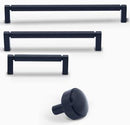 Urban Matte Blue Modern Kitchen Cabinet Handle