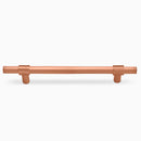 Blainville Cabinet Hardware - Copper Hexagon Door Handle 128mm Lengths