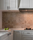 Display of Luxury Designer Cabinet Hardware - Gilmore Oil Rubbed Bronze Pulls & Handles on White Kitchen Cabinet