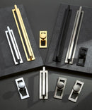 Display of Cliffside Cabinet Back Plate Handle and Pull