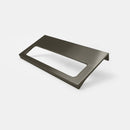 Clean Design Horizon Brushed Black Stainless Steel Kitchen Cabinet Edge Pull 64mm