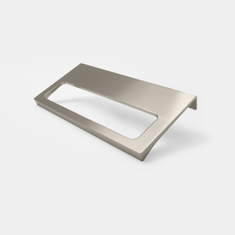 Clean Design Horizon Brushed Nickel Kitchen Cabinet Edge Pull 64mm