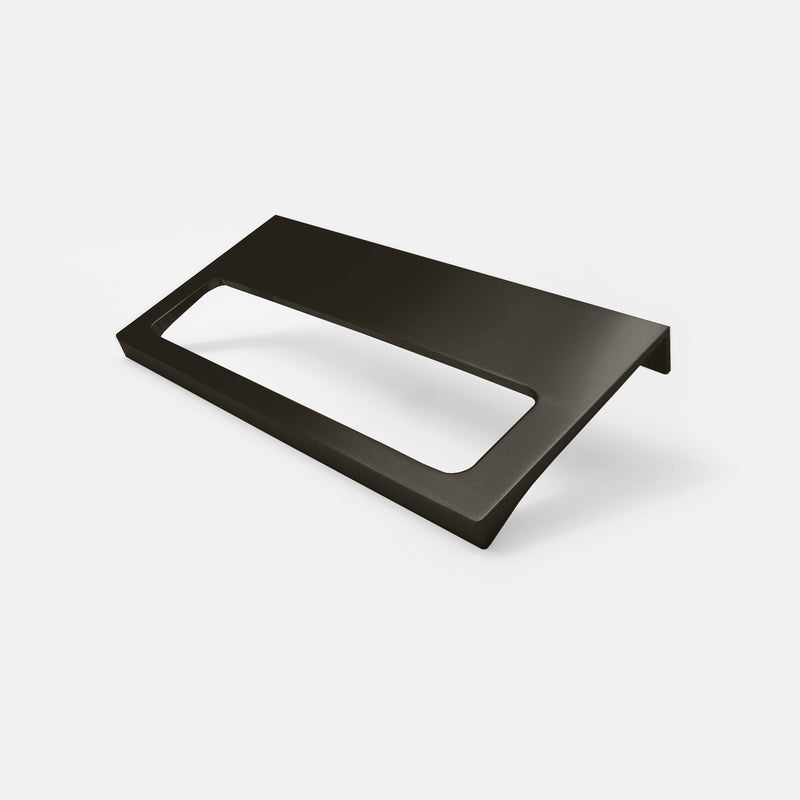 Clean Design Horizon Matte Black Kitchen Cabinet Edge Pull 64mm