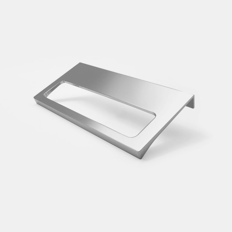 Clean Design Horizon Polished Chrome Kitchen Cabinet Edge Pull 64mm